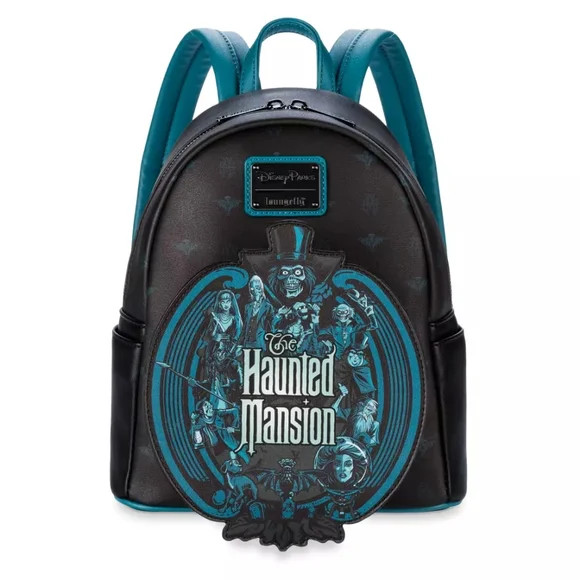 Loungefly The Haunted Mansion Glow-in-the-Dark Backpack New With Tags - Picture 1 of 8